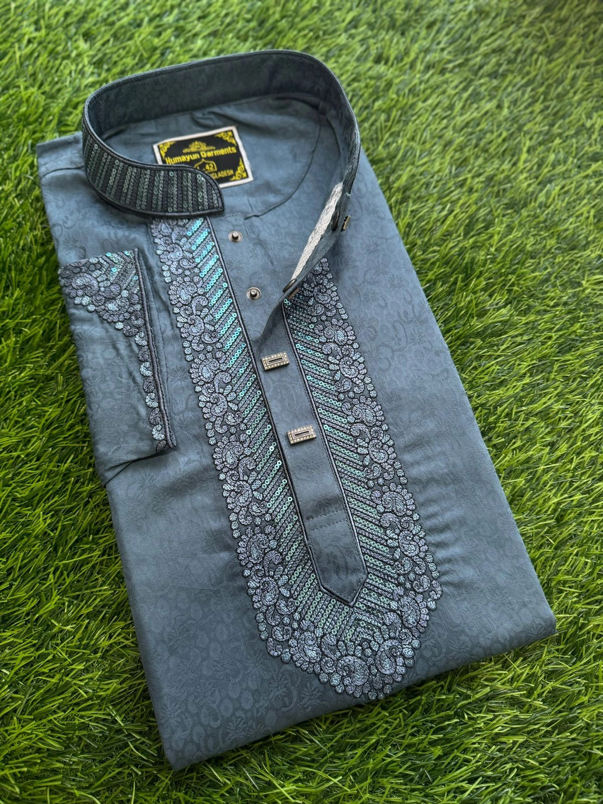 product_1731217317_1618.jpg Sequence Luxury Panjabi - Image 1